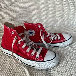 Red High-Top Converse